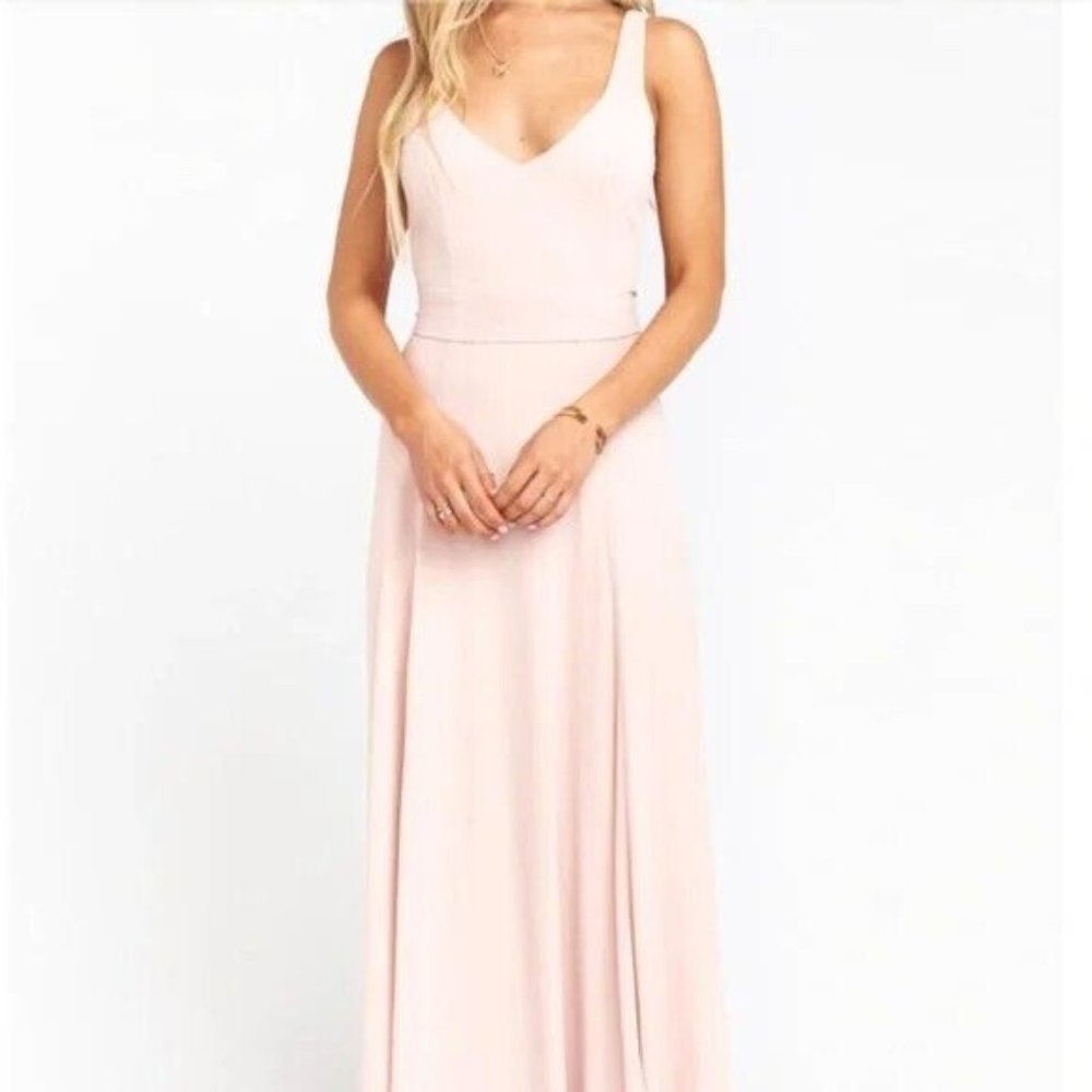 SHOW ME YOUR MUMU PINK BRIDESMAID TIE BACK DRESS - Picture 5 of 12
